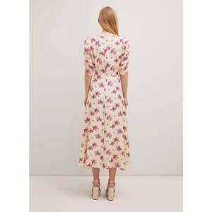 LK Bennett Delilah Bouquet Print Silk Jacquard Dress